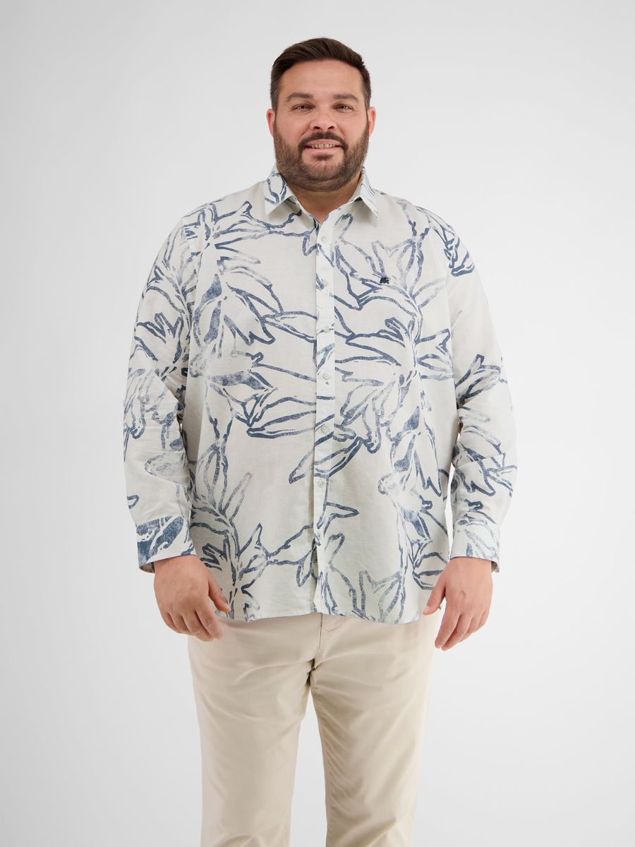 Langarmhemd mit Blumendruck