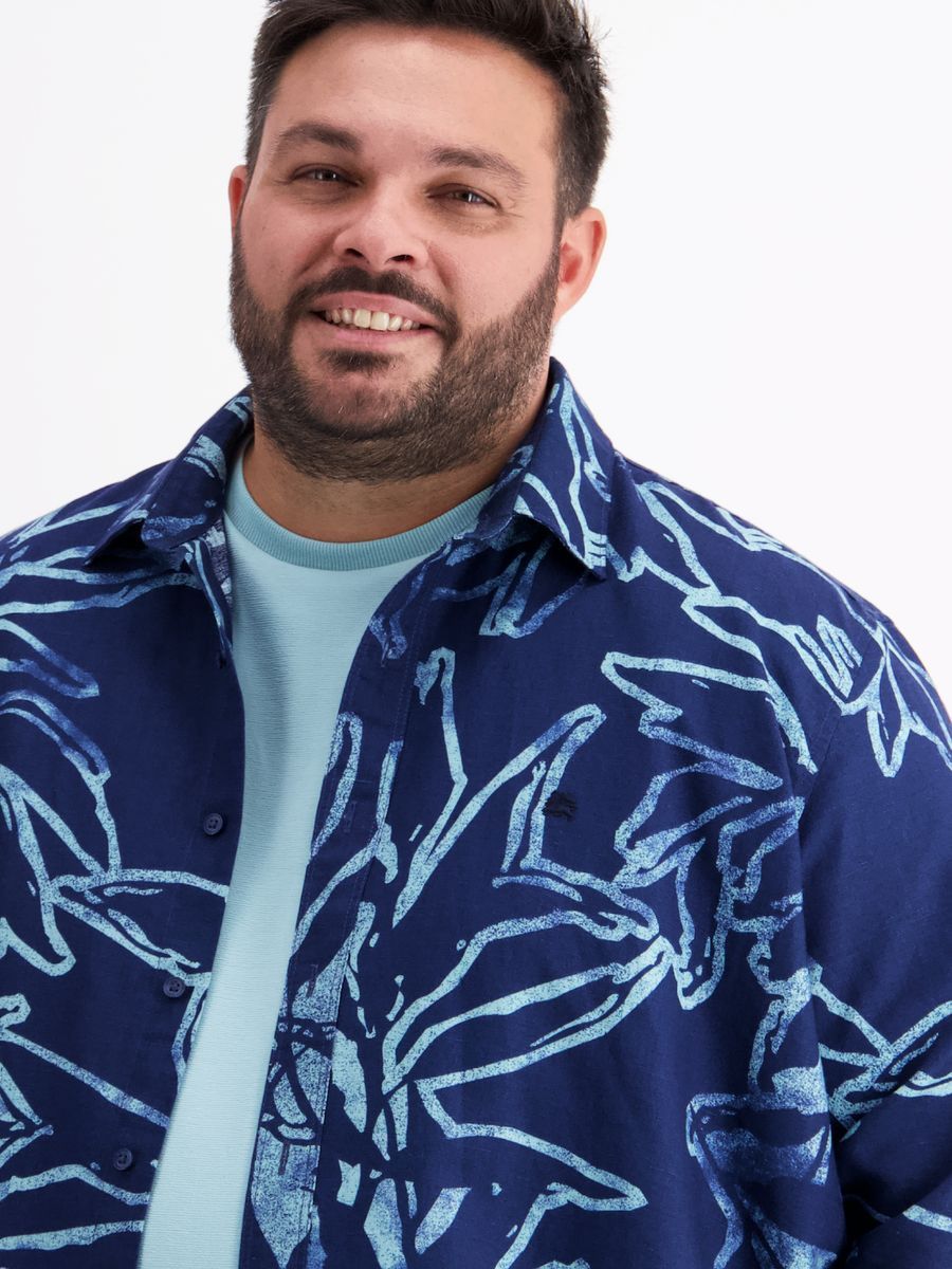 Langarmhemd mit Blumendruck