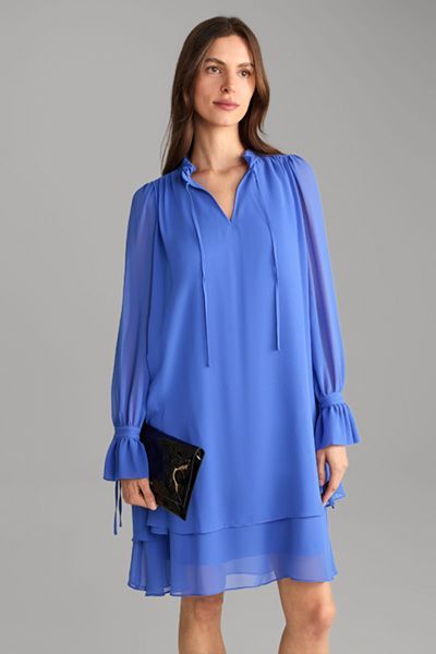 JOOP! Schwarze Clutch Decoro Lucente Cadea mit geprägtem Muster