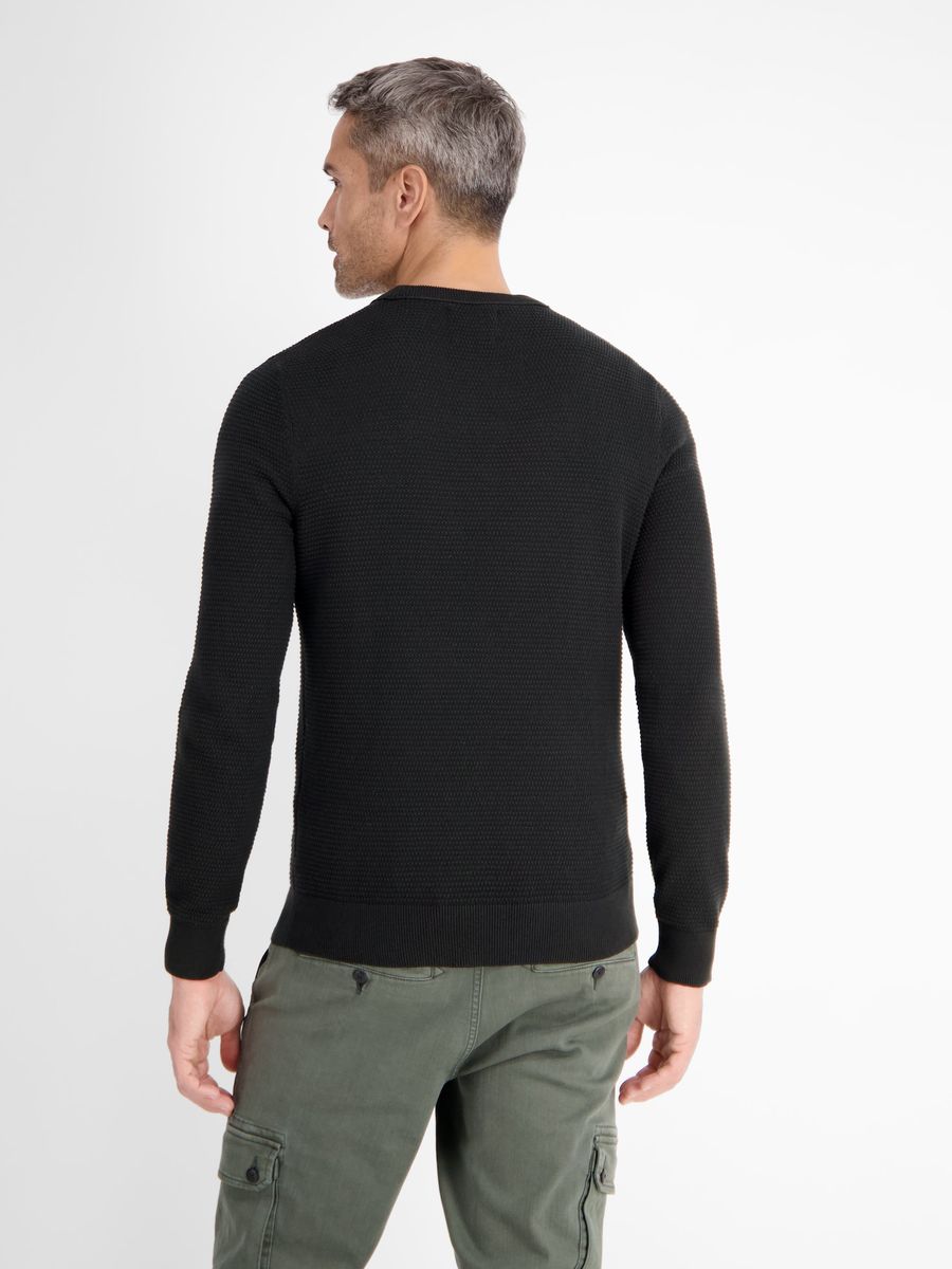 Klassischer Baumwoll-Rundhals-Pullover