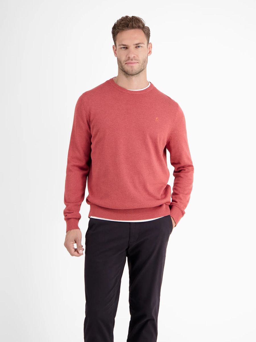 Klassischer Rundhals Strickpullover