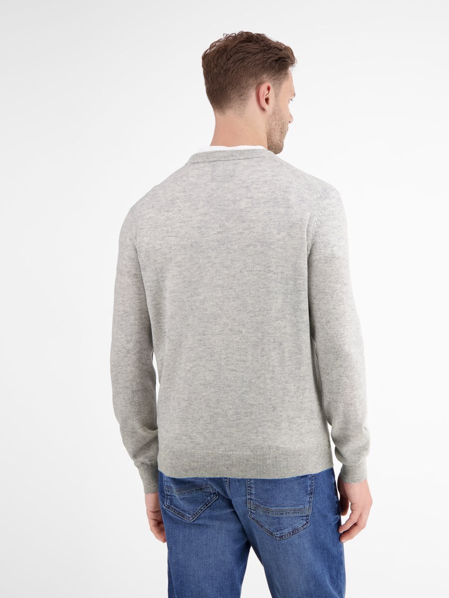 Klassischer Strickpullover aus Wolle-Kaschmir