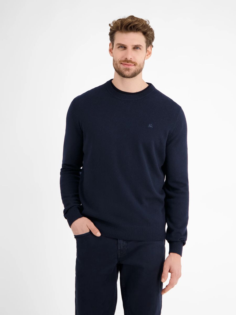 Klassischer Strickpullover aus Wolle-Kaschmir