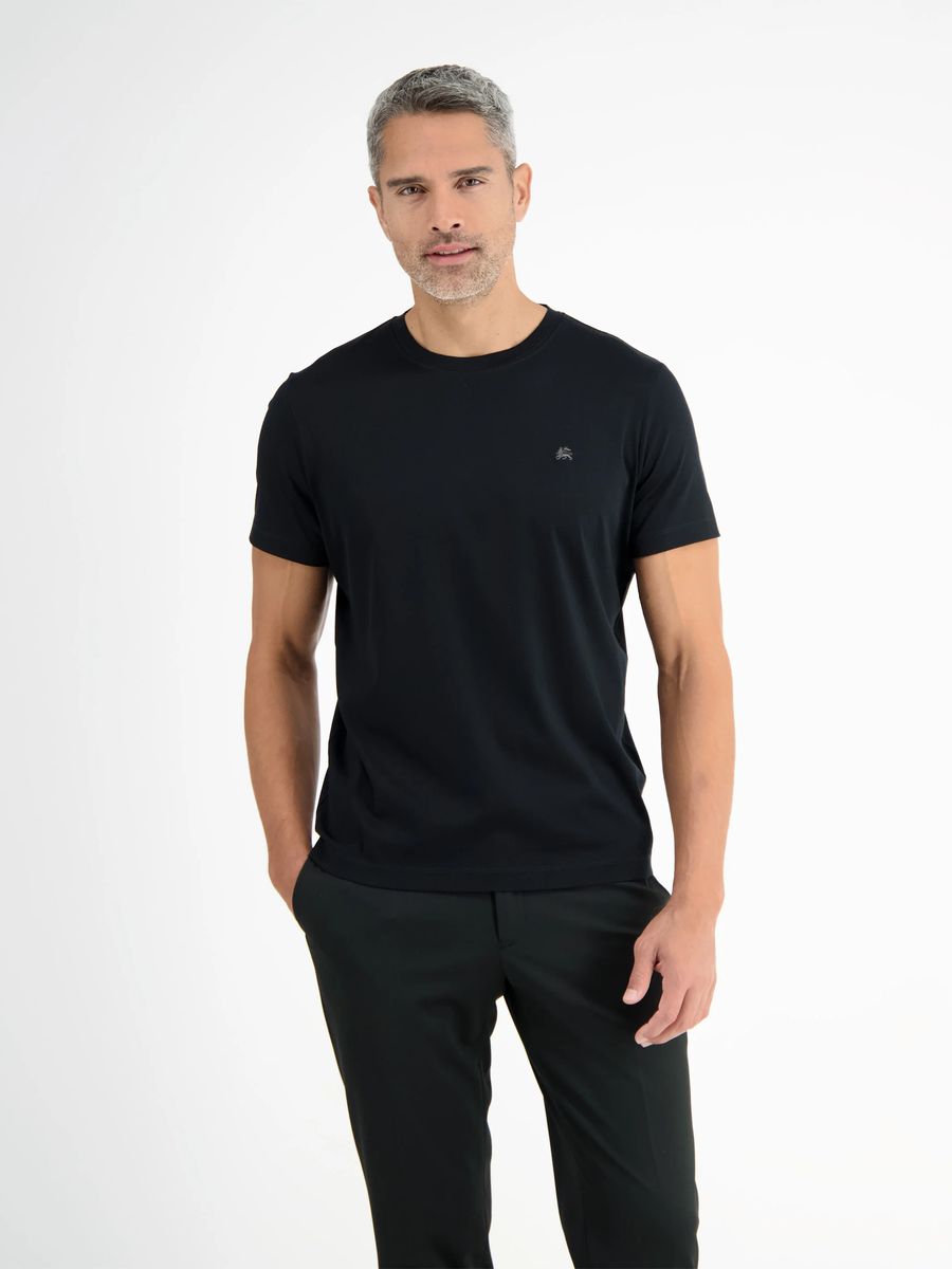 Premium Supima Baumwoll T-Shirt mit Rundhalsausschnitt