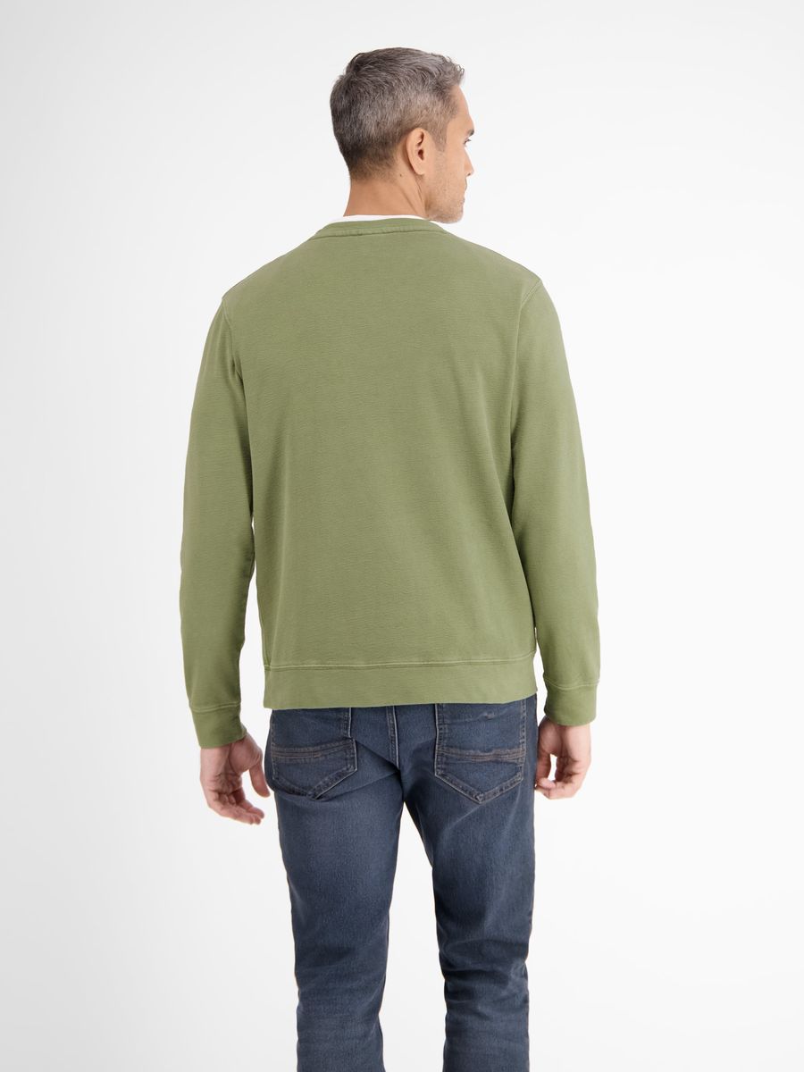 Salbeigrünes Sweatshirt im urbanen Stil