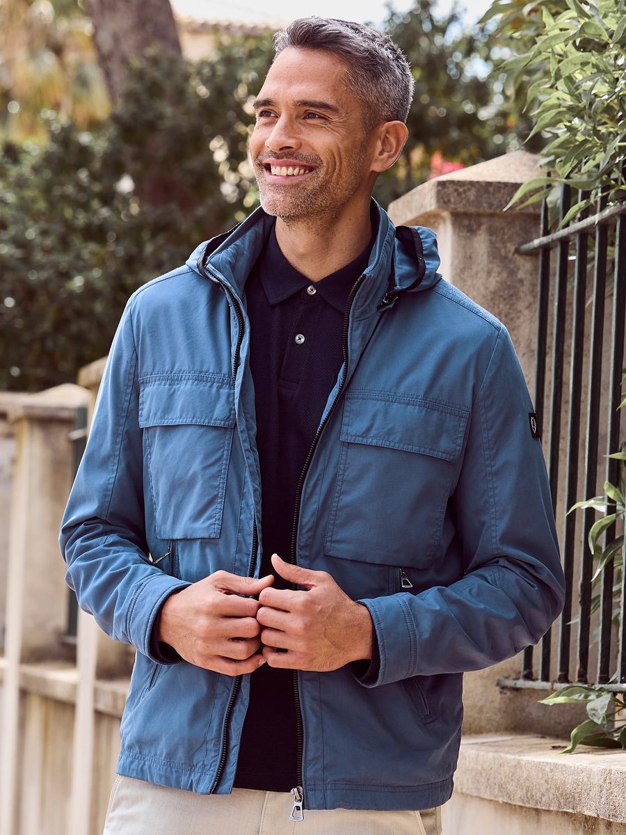 Leichte Olivgrüne Jacke mit Kapuze