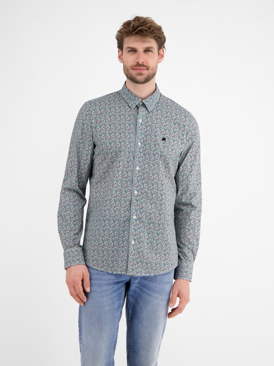 Modernes Langarmhemd mit Print