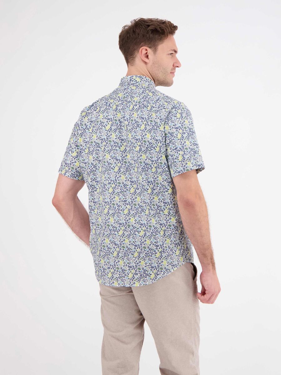 Kurzarm Freizeithemd mit Blumenmuster