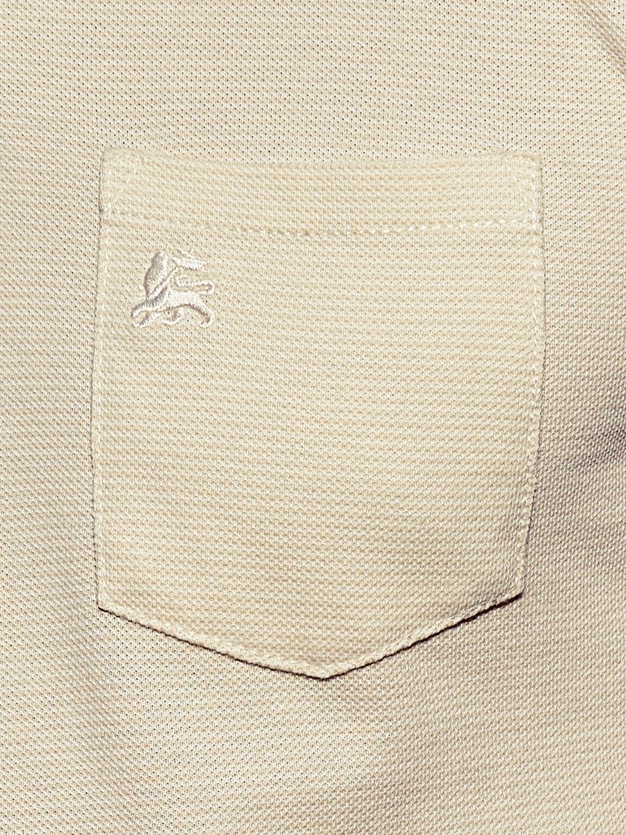 Klassisches Two-Tone Piqué Baumwoll Poloshirt