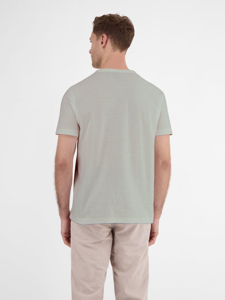 Strukturiertes Slim-Fit Grafik T-Shirt