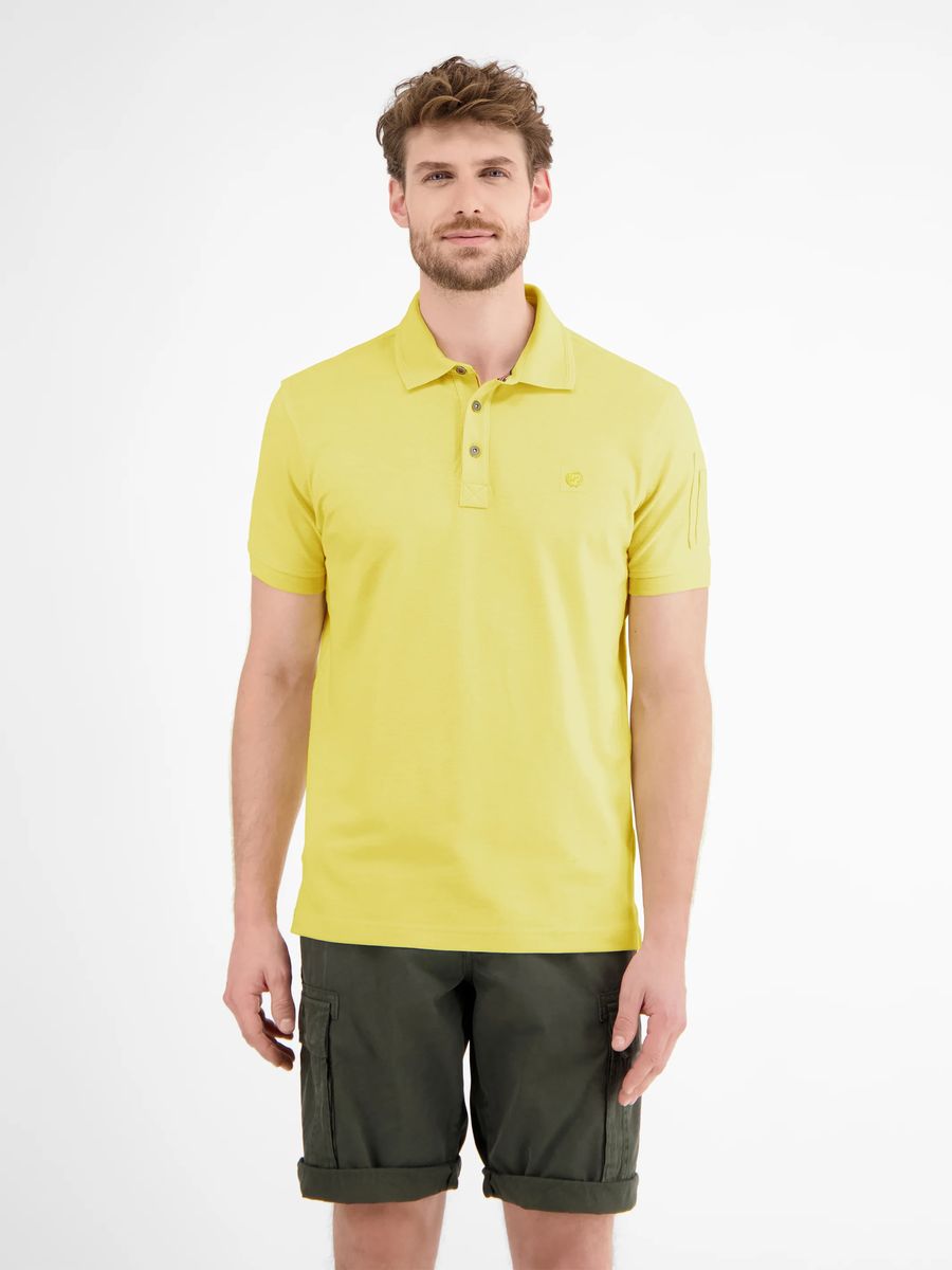 Klassisches Piqué-Poloshirt Coastal Blue