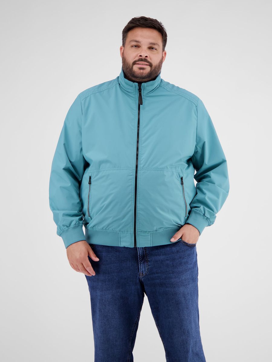 Winddichte Aqua Blaue Harrington Jacke