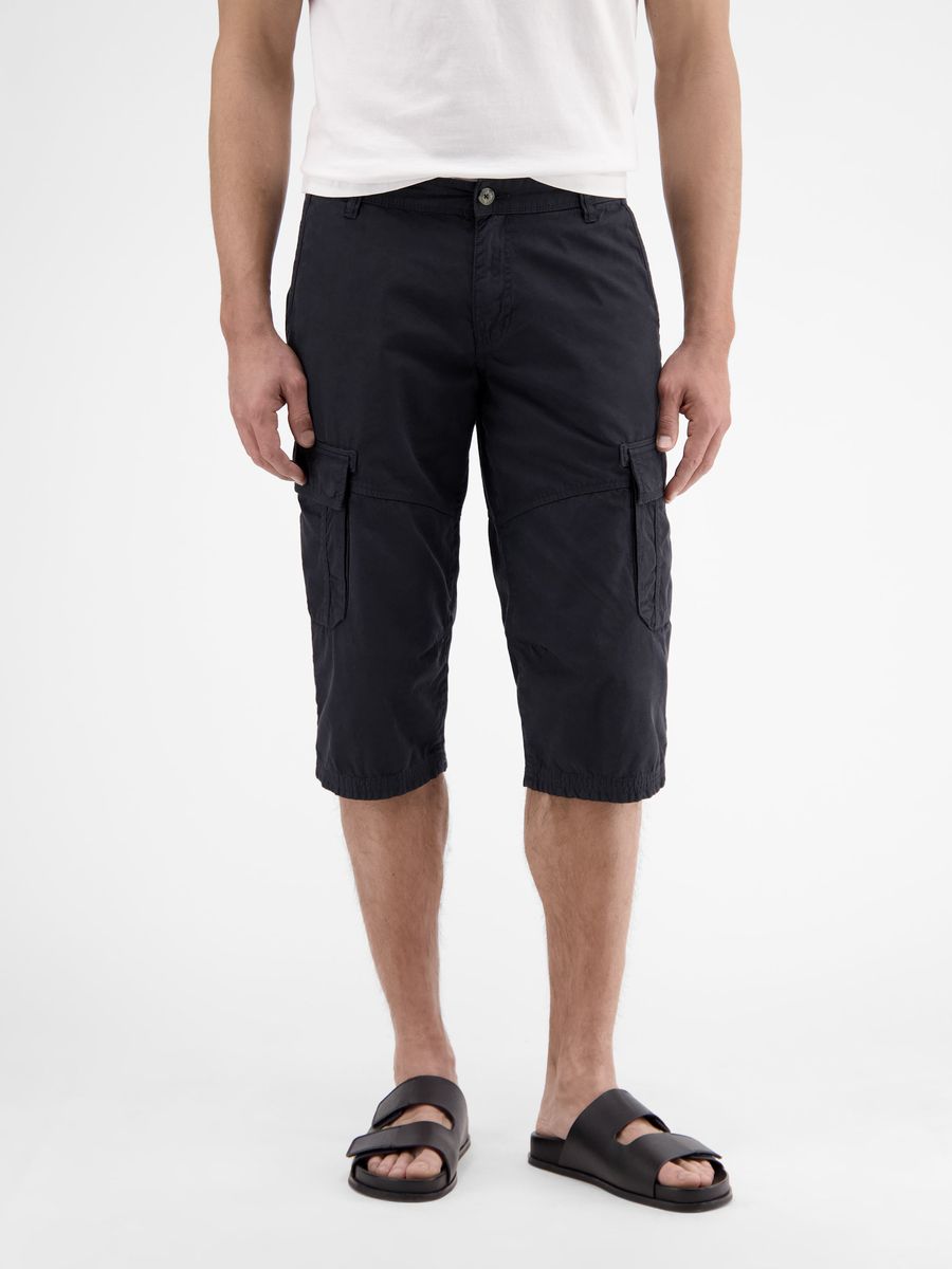 Vielseitige Long Bermuda Shorts aus Baumwoll-Twill