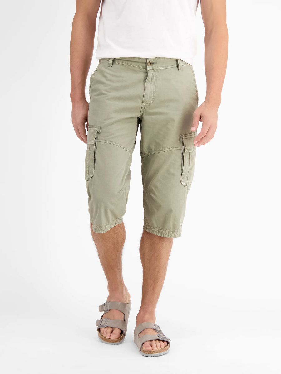 Vielseitige Long Bermuda Shorts aus Baumwoll-Twill