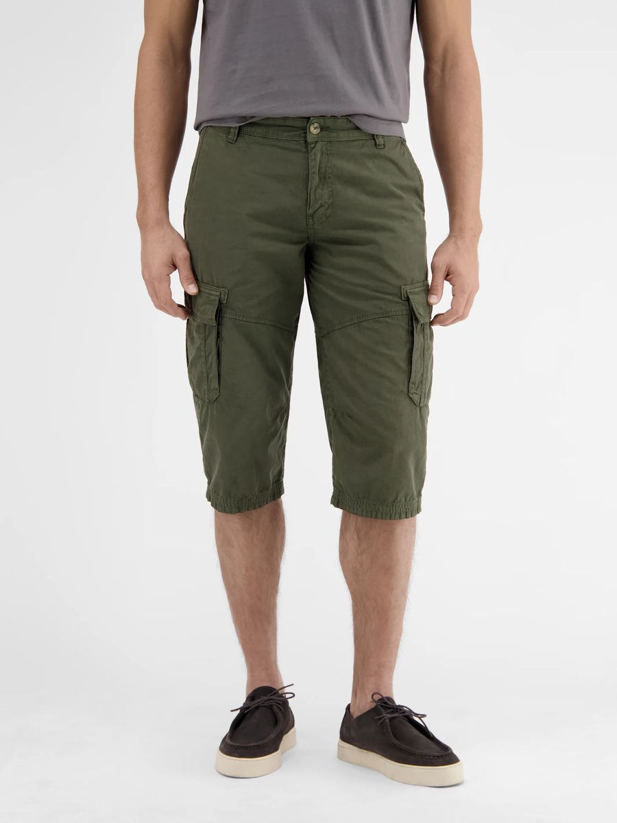 Vielseitige Long Bermuda Shorts aus Baumwoll-Twill