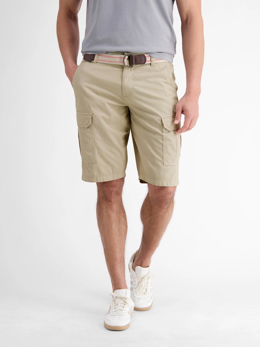 Klassische Cargo-Bermuda-Shorts mit Gürtel
