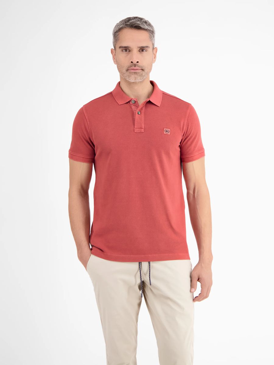 Herren Poloshirt in gewaschener Optik - Basalt Grey