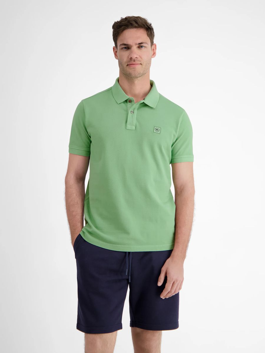 Herren Poloshirt in gewaschener Optik - Basalt Grey