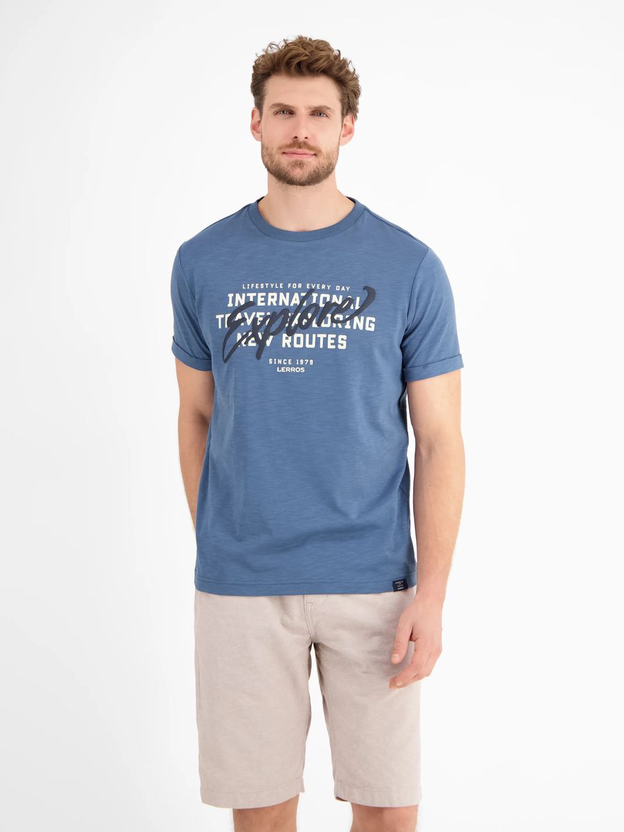 Herren Jersey T-Shirt mit Grafikdruck