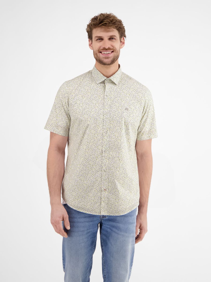 Gemustertes Kurzarm-Freizeithemd