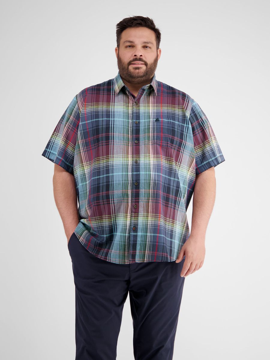 Herren Kurzarmhemd mit Karomuster