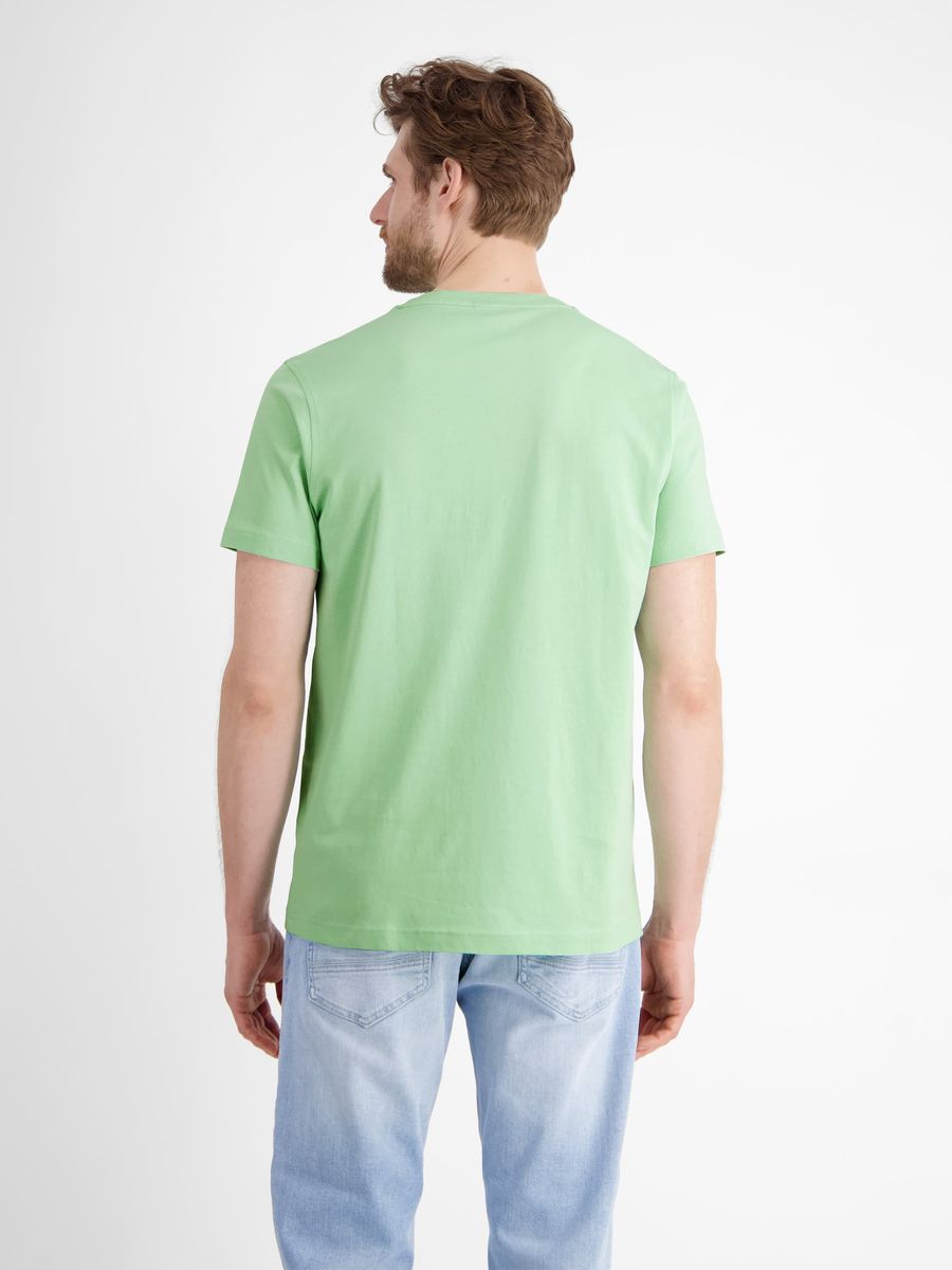 Klassisches einfarbiges Rundhals-T-Shirt