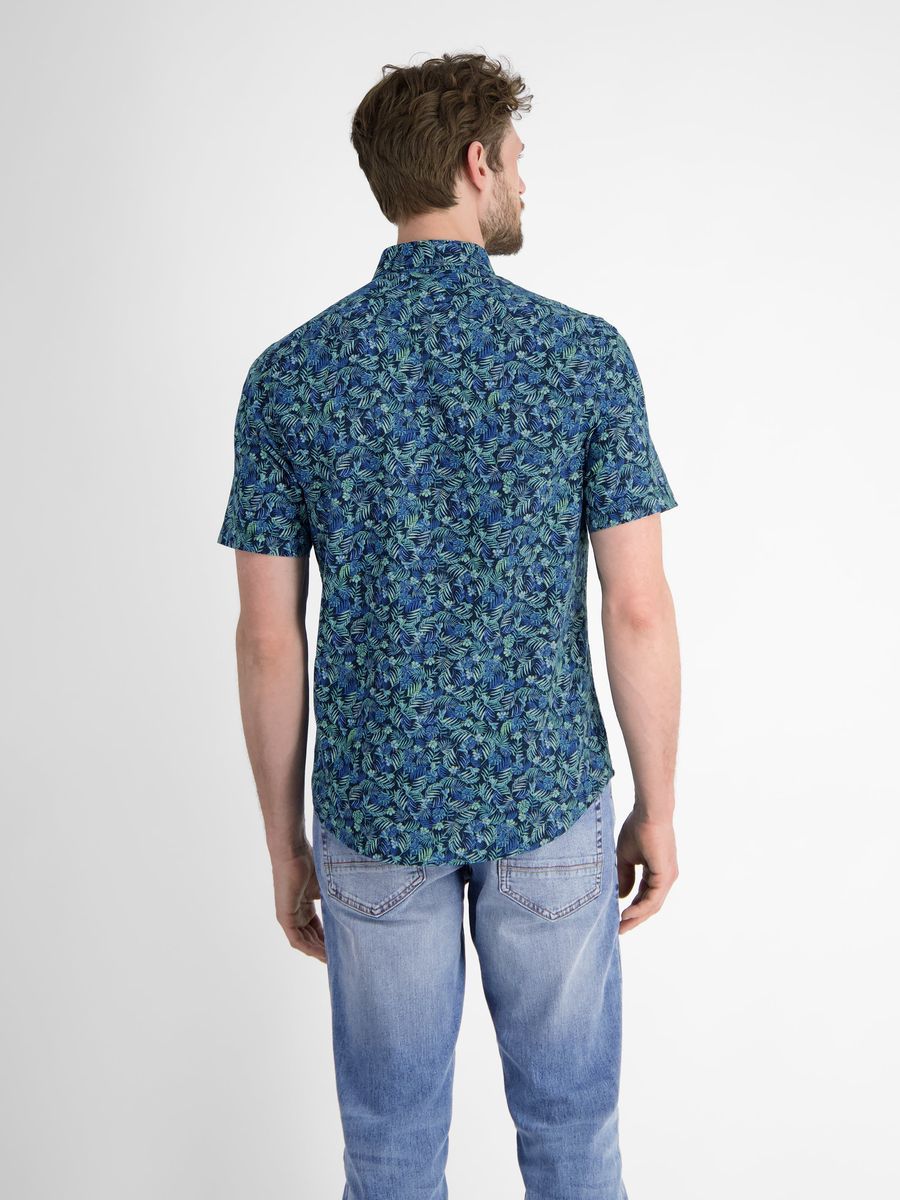 Kurzarmhemd mit Blumenmuster