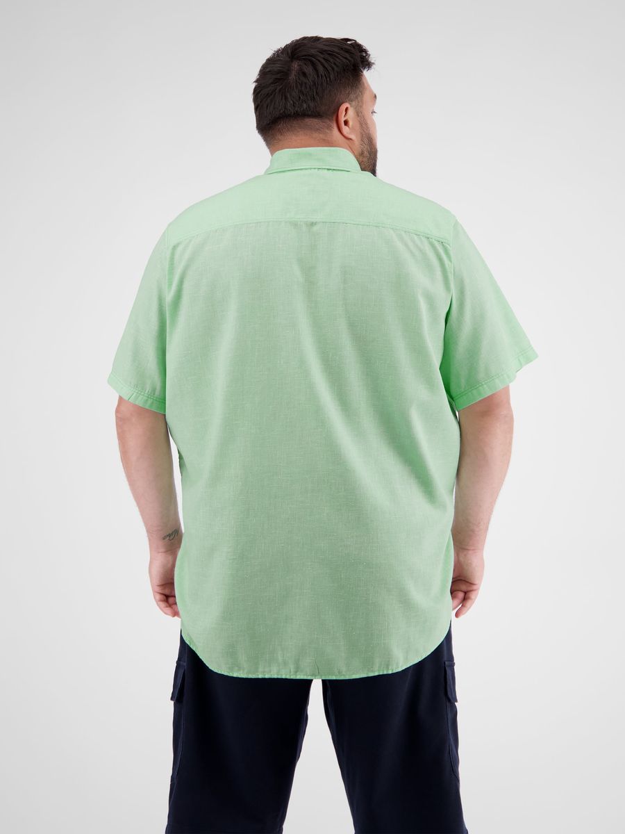Kurzarmhemd aus Leinenmischung