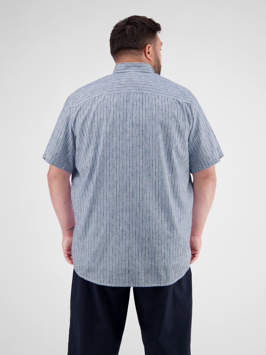 Herren Kurzarm Freizeithemd mit Streifen