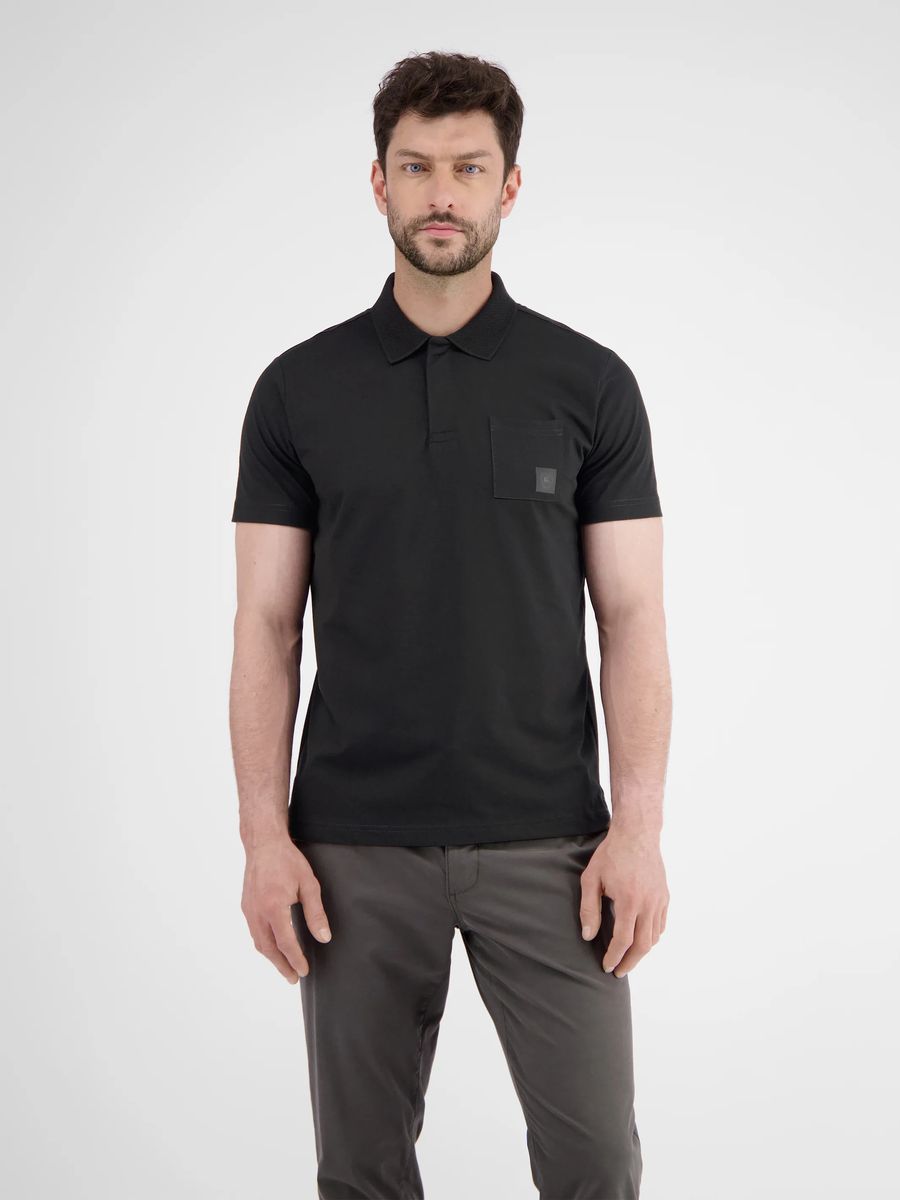 Performance Poloshirt mit COOL & DRY Funktion - Black