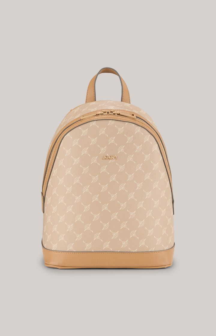 JOOP! Cortina Enrica Rucksack in Beige mit Logo-Print