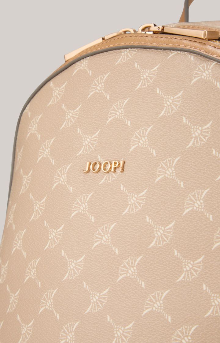 JOOP! Cortina Enrica Rucksack in Beige mit Logo-Print