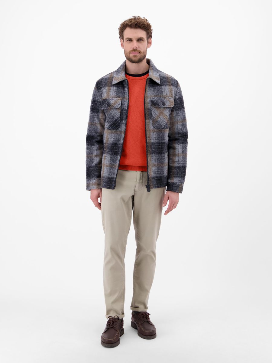 Leichter Herren Baumwoll-Strickpullover