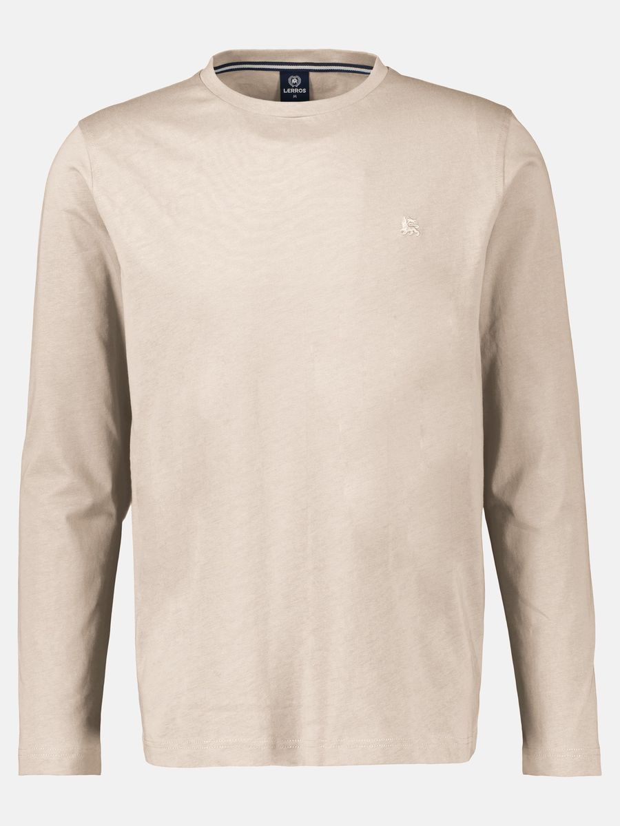 Klassisches Langarmshirt mit Rundhalsausschnitt