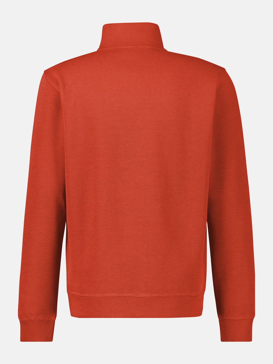 Troyer Sweatshirt mit Viertelreißverschluss