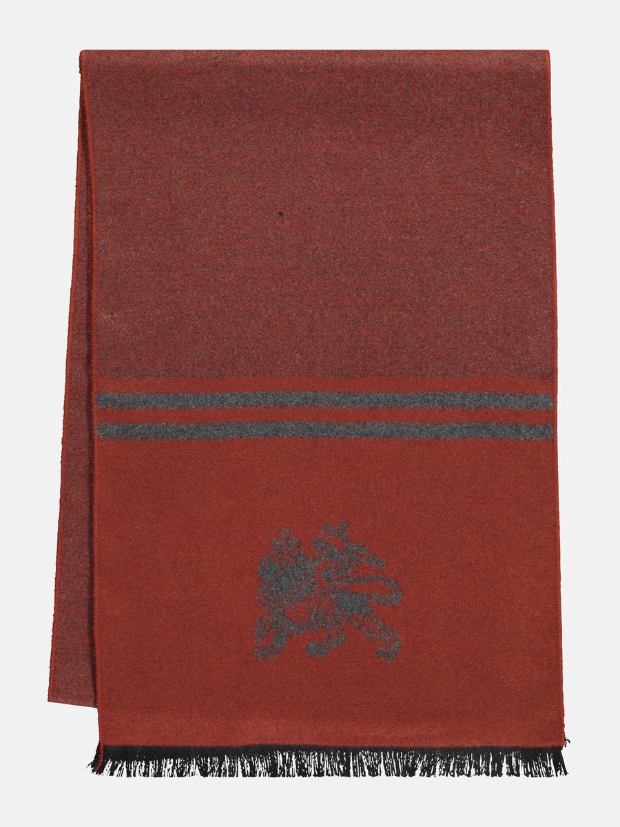 Gewebter Herrenschal mit Logo