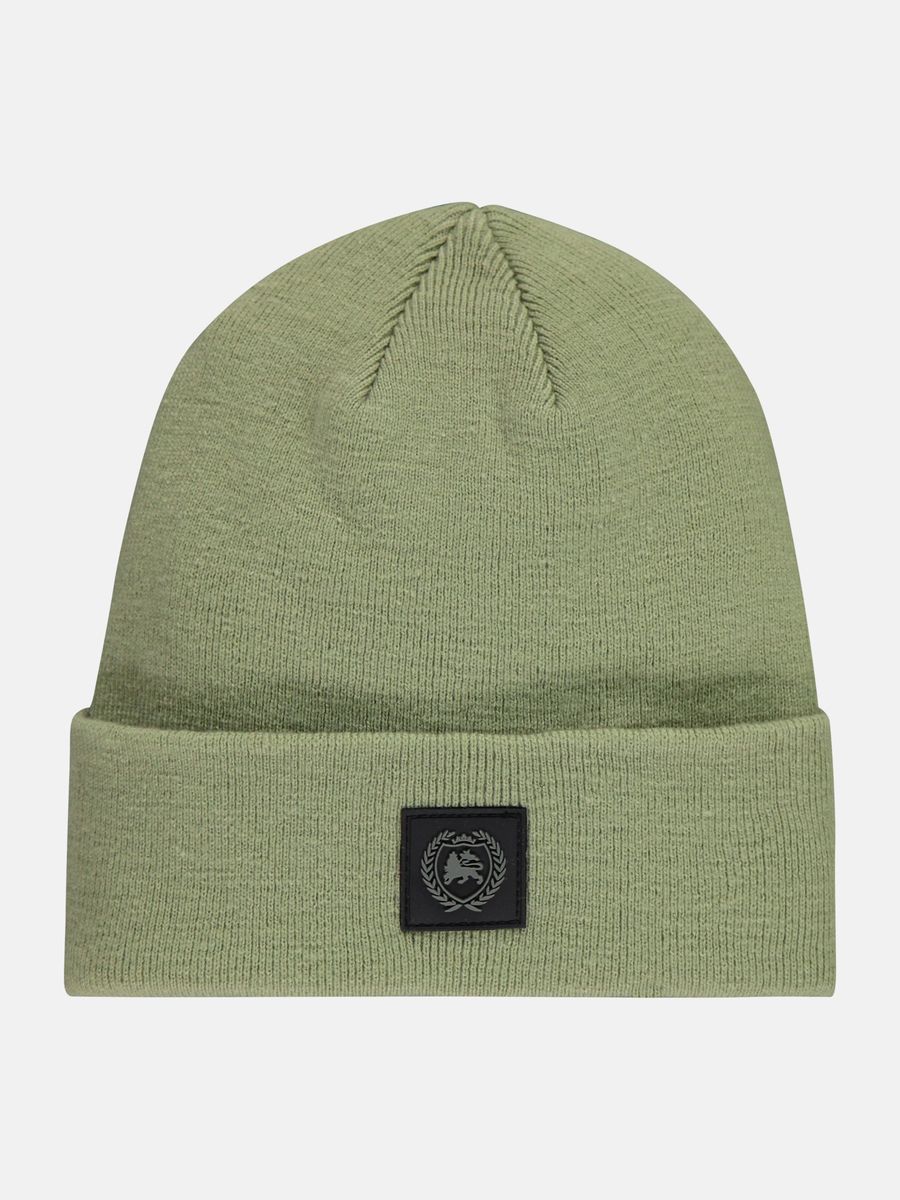 Doppellagige Strickmütze