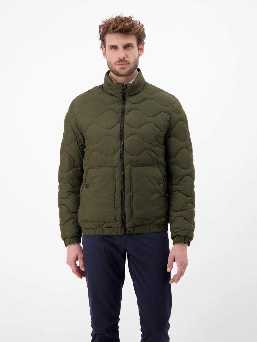 Leichte Steppjacke mit Wellensteppmuster