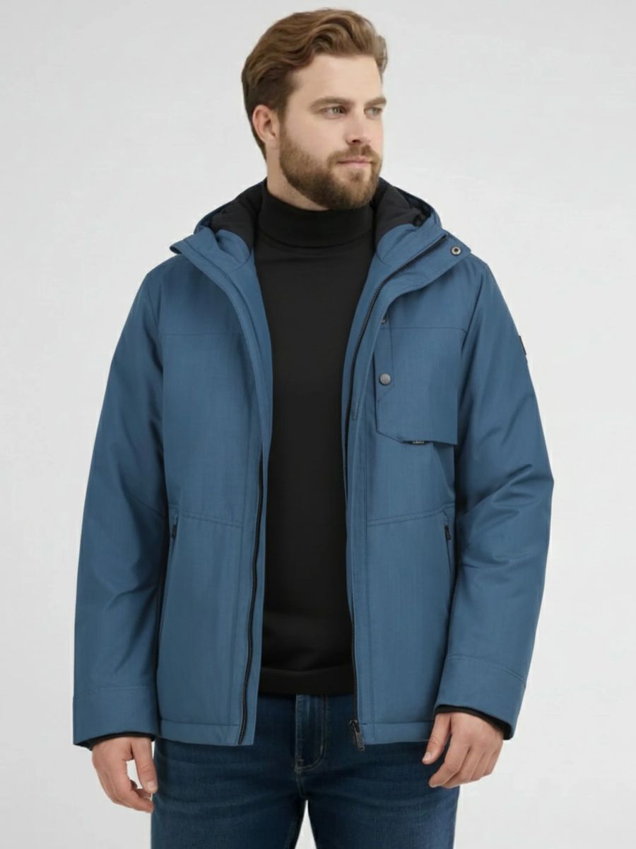 Herren Outdoor Blouson Jacke mit Kapuze