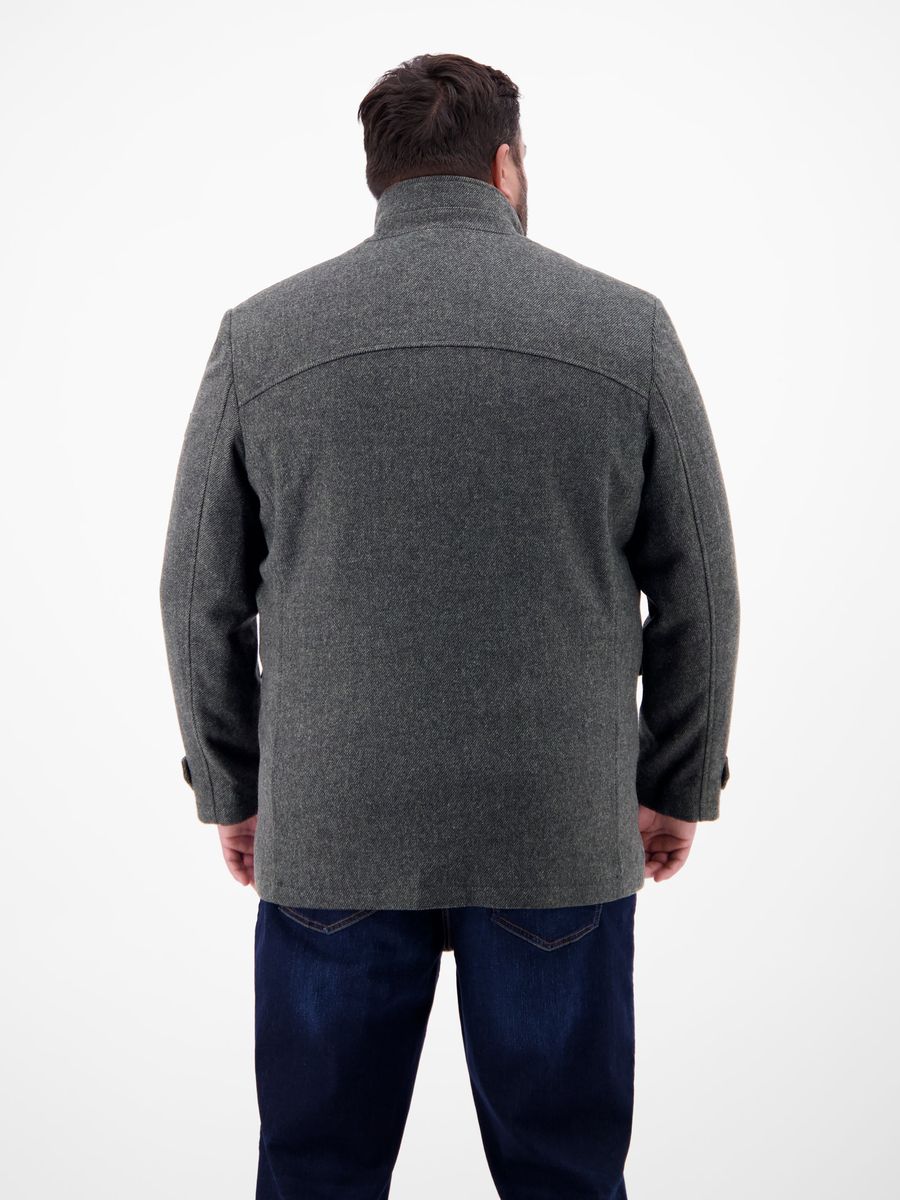 Herren Wollmischjacke Graphit