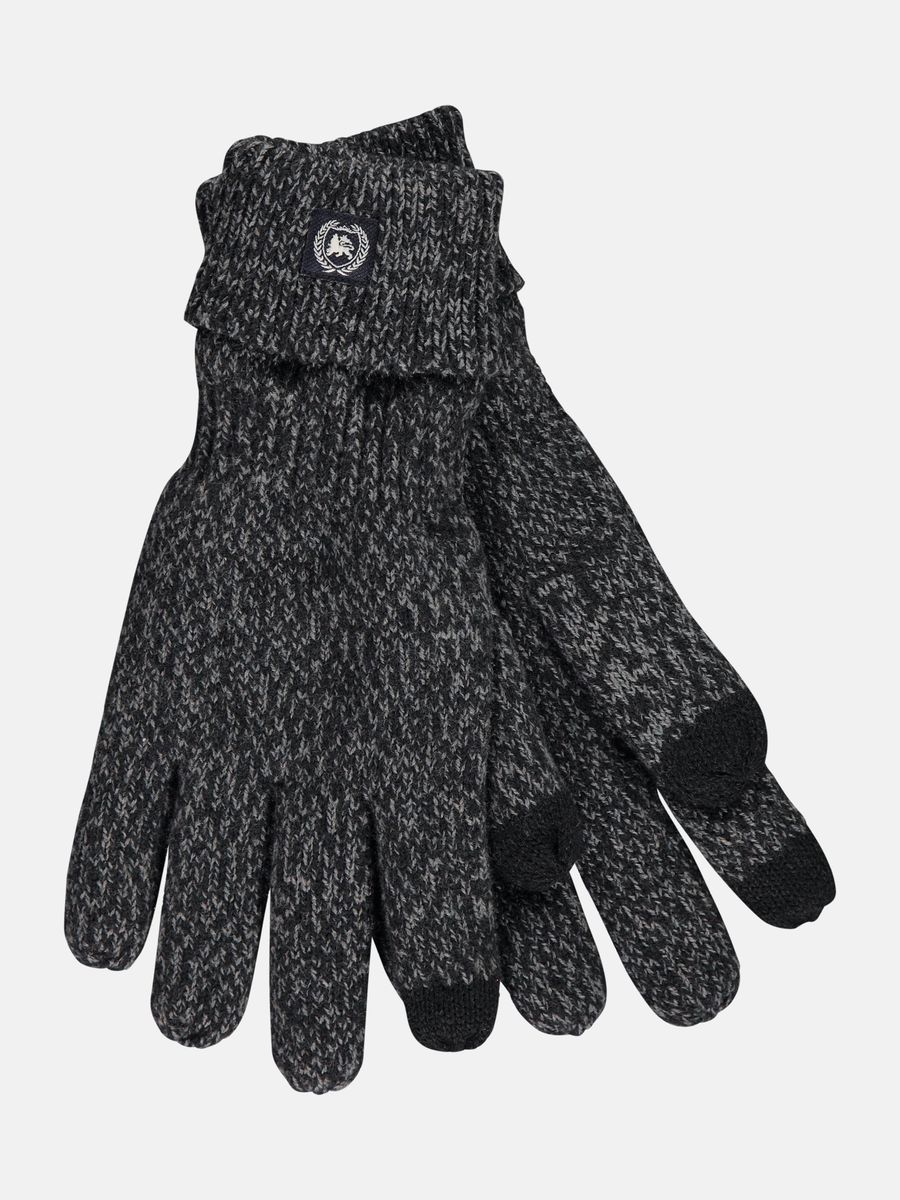 Herren Fleece-gefütterte Strickhandschuhe