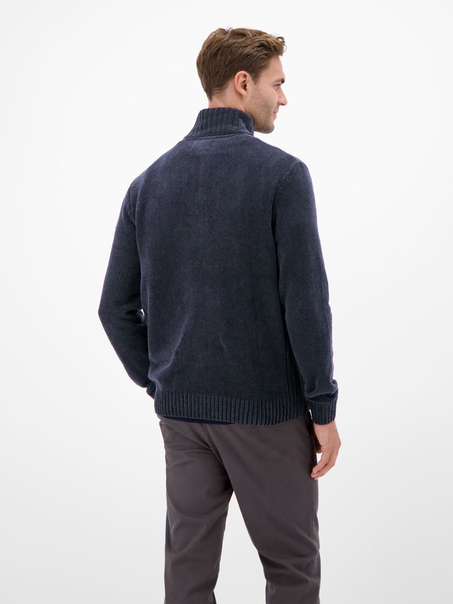 Weicher Chenille Strick Troyer Pullover