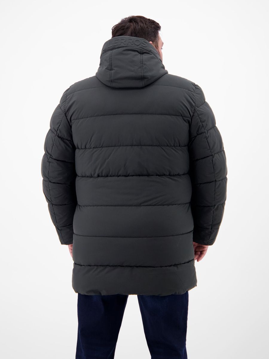 Gesteppte Herren Pufferjacke mit Kapuze