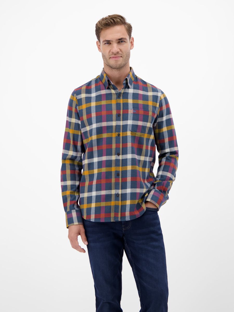 Smart Casual Flanellhemd mit Karomuster