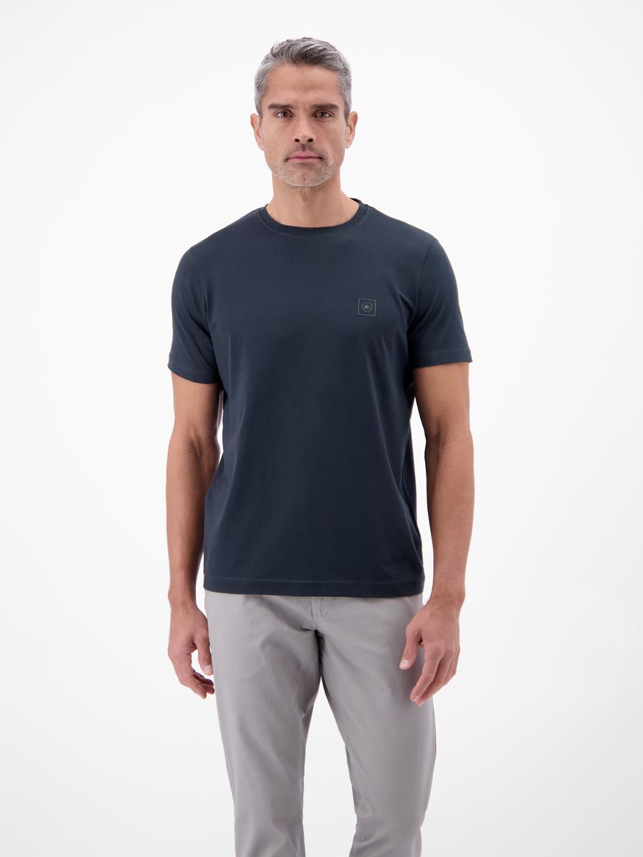 Basic Baumwoll T-Shirt mit Rundhalsausschnitt