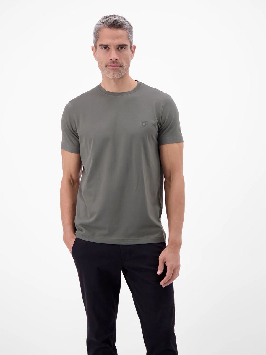 Basic Baumwoll T-Shirt mit Rundhalsausschnitt