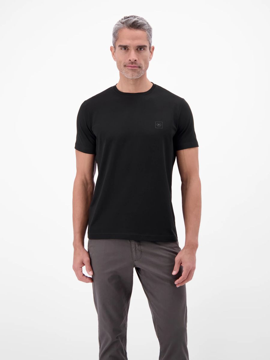 Basic Baumwoll T-Shirt mit Rundhalsausschnitt