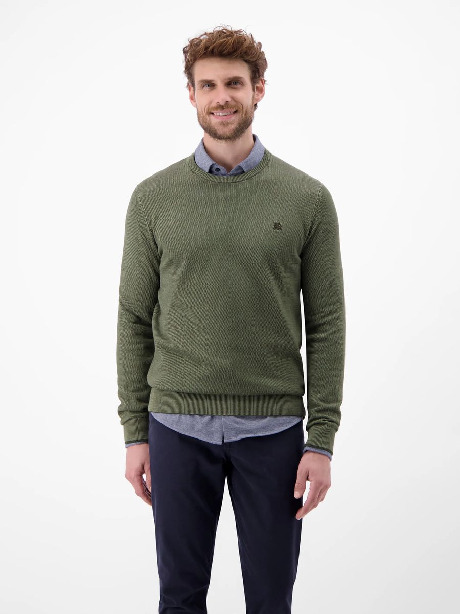 Sportiver Feinstrickpullover für Herren