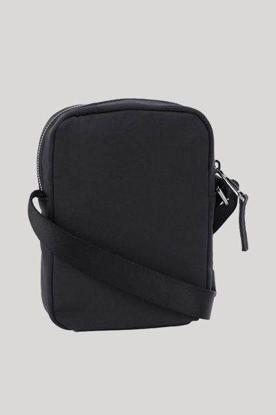 Joop! Narni Rafael Schwarze Nylon Schultertasche mit verstellbarem Riemen