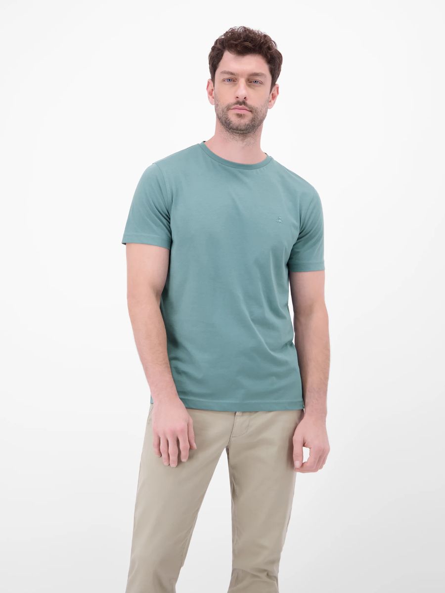 Klassisches Baumwoll-T-Shirt mit Rundhalsausschnitt